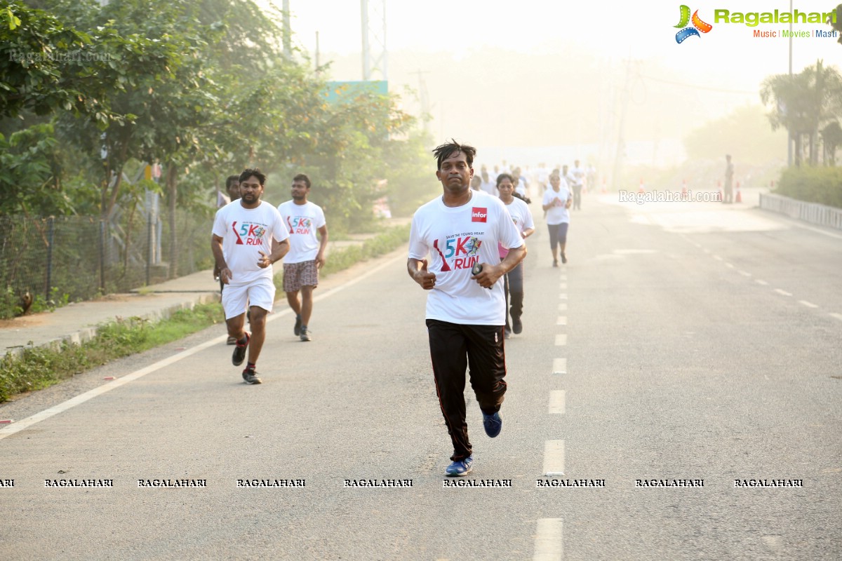 Second Edition of Save The Young Heart’s 5k Run at Kaitalapur Ground