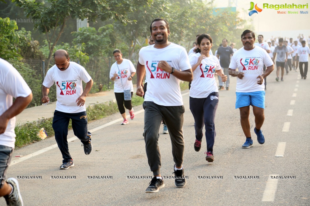 Second Edition of Save The Young Heart’s 5k Run at Kaitalapur Ground