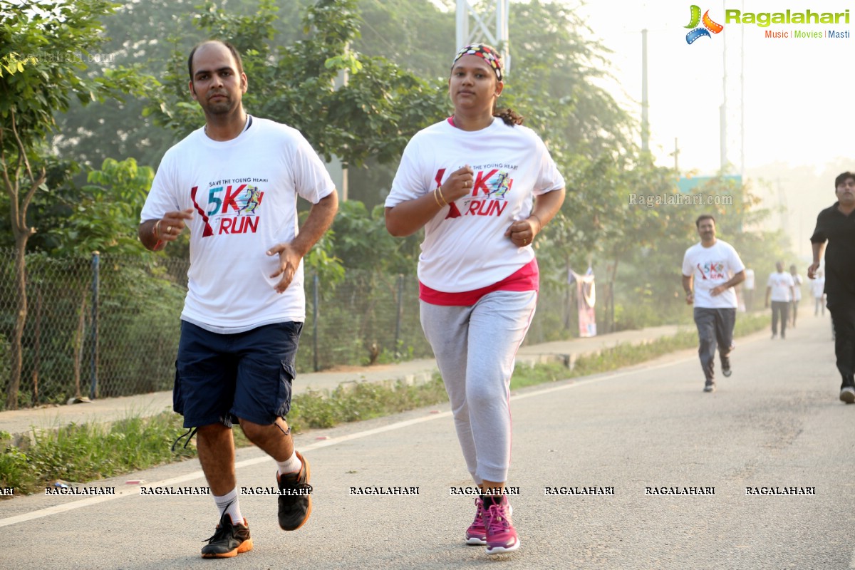 Second Edition of Save The Young Heart’s 5k Run at Kaitalapur Ground