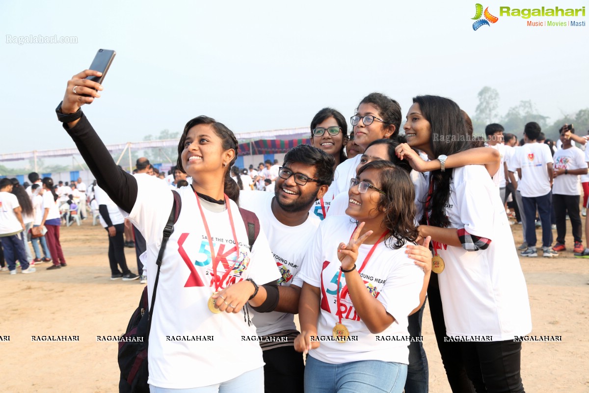 Second Edition of Save The Young Heart’s 5k Run at Kaitalapur Ground