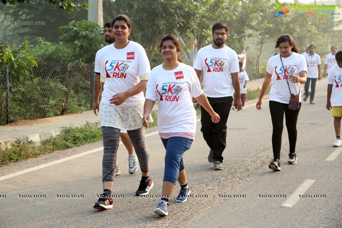 Second Edition of Save The Young Heart’s 5k Run at Kaitalapur Ground