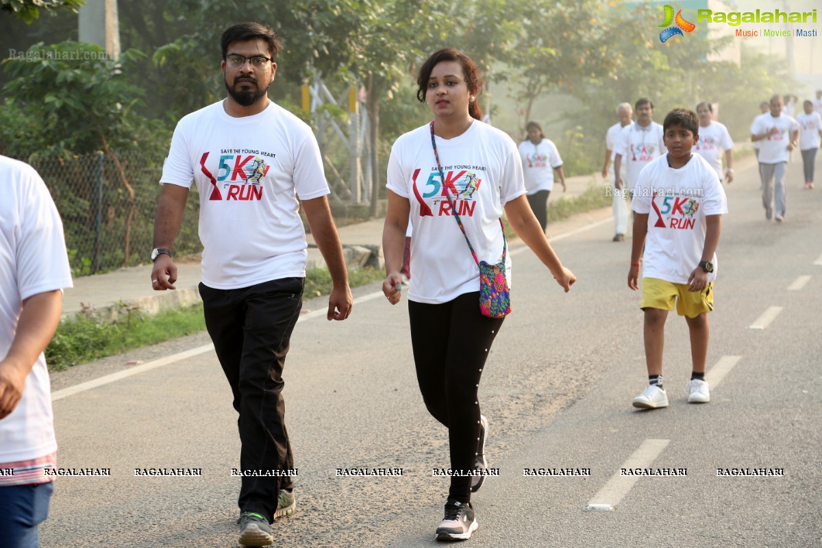 Second Edition of Save The Young Heart’s 5k Run at Kaitalapur Ground