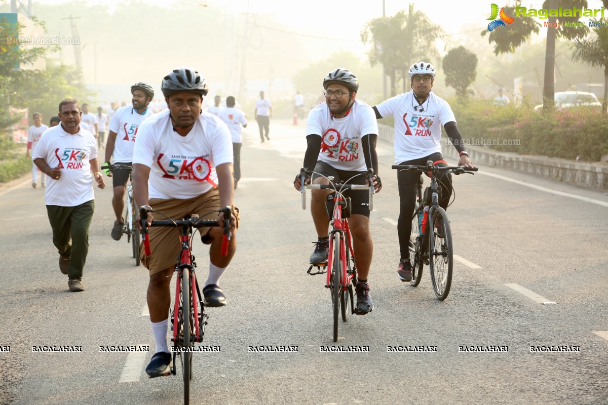 Second Edition of Save The Young Heart’s 5k Run at Kaitalapur Ground