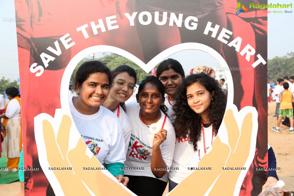 Second Edition of Save The Young Heart’s 5k Run at Kaitalapur Ground