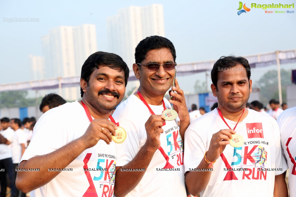 Second Edition of Save The Young Heart’s 5k Run at Kaitalapur Ground