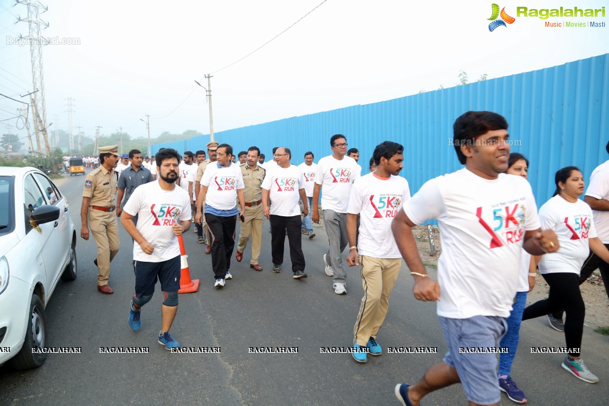 Second Edition of Save The Young Heart’s 5k Run at Kaitalapur Ground