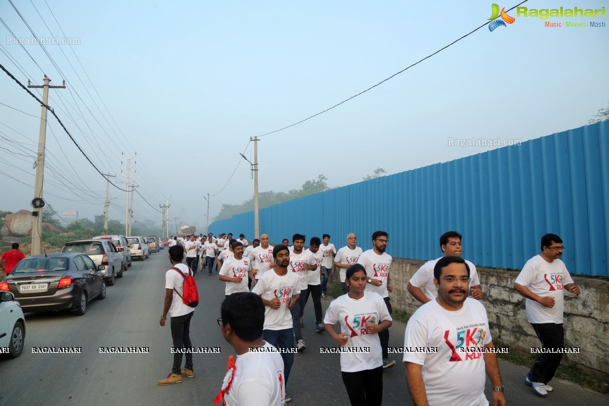 Second Edition of Save The Young Heart’s 5k Run at Kaitalapur Ground