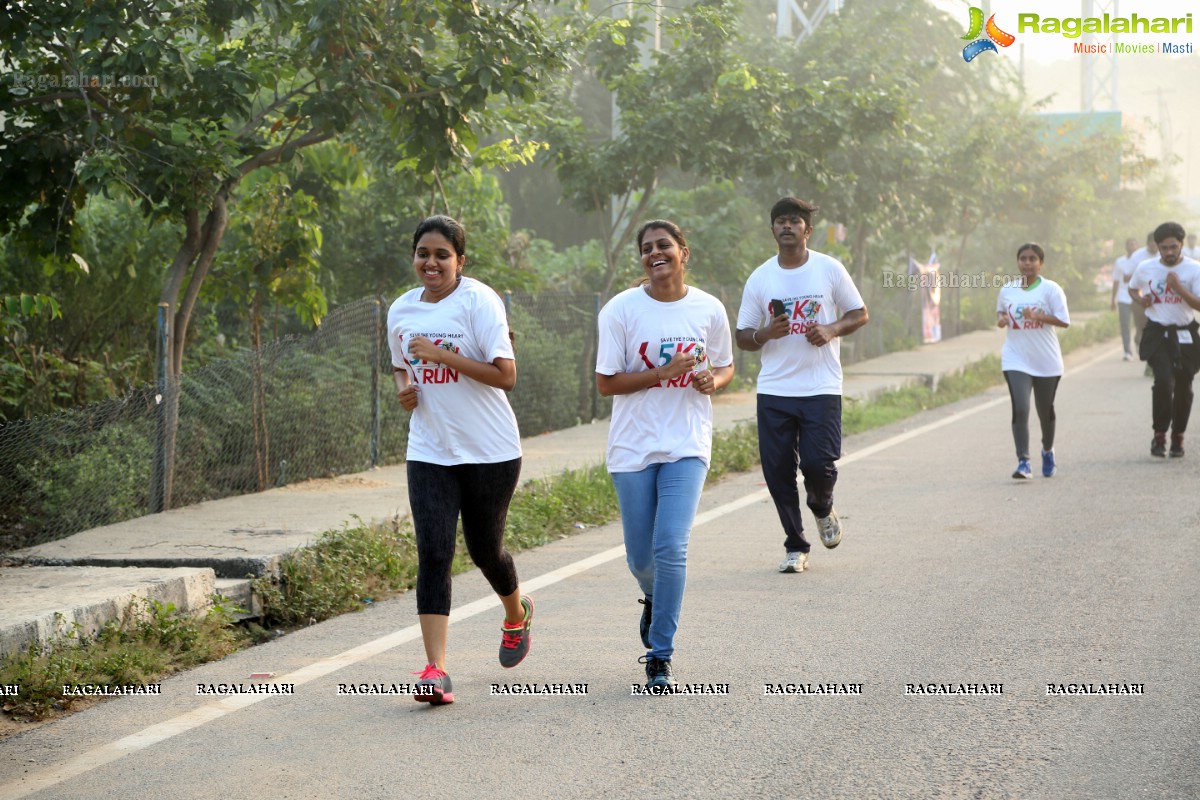 Second Edition of Save The Young Heart’s 5k Run at Kaitalapur Ground