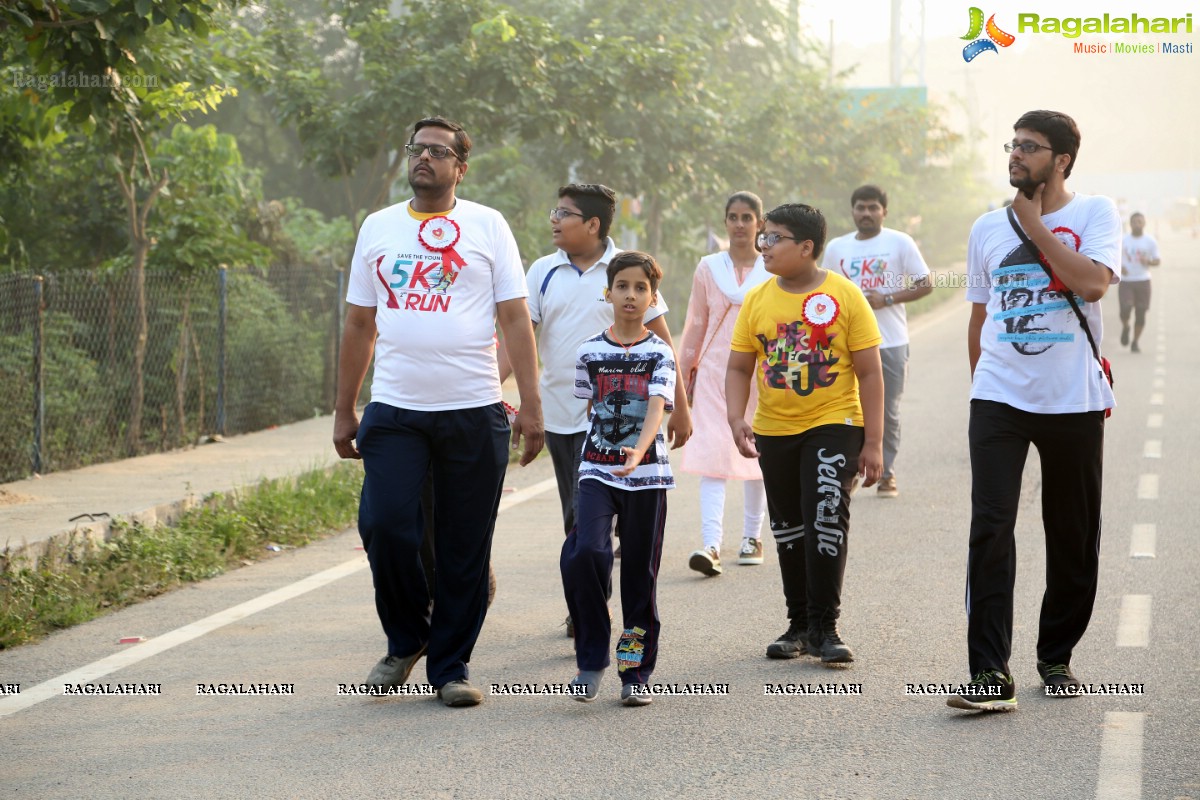 Second Edition of Save The Young Heart’s 5k Run at Kaitalapur Ground