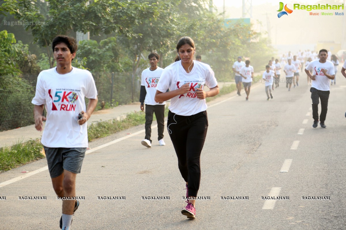 Second Edition of Save The Young Heart’s 5k Run at Kaitalapur Ground