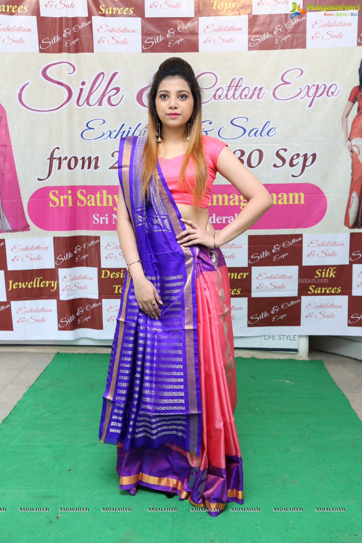 Silk and Cotton Expo Curtain Raiser by Crafts and Weavers Association at Joyees Lifestyle at Taj Banjara, Hyderabad