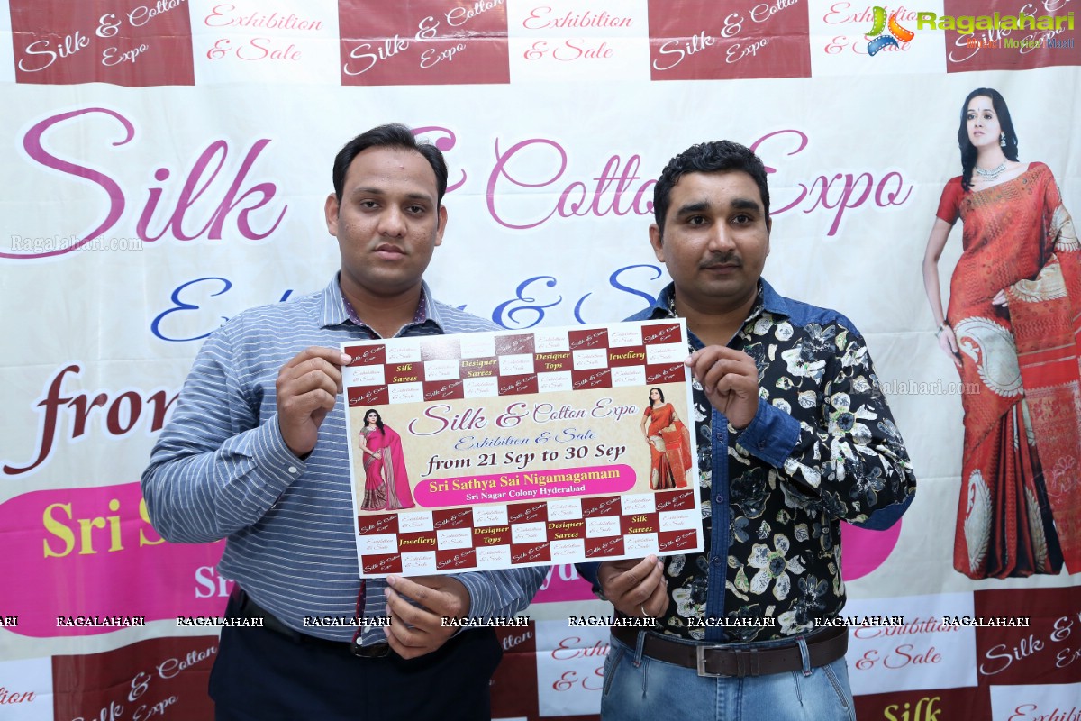 Silk and Cotton Expo Curtain Raiser by Crafts and Weavers Association at Joyees Lifestyle at Taj Banjara, Hyderabad