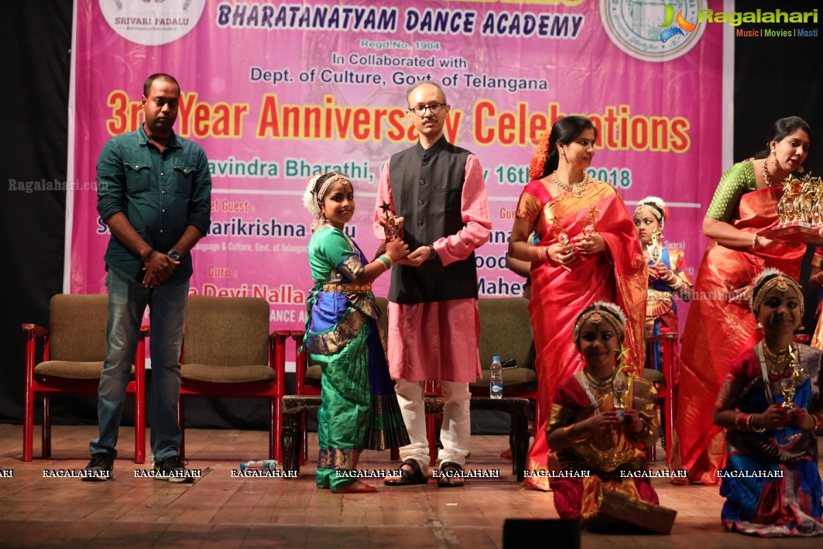 Srivari Padalu - 3rd Anniversary Celebrations of Bharathanatyam Dance Academy at Ravindra Bharathi, Hyderabad