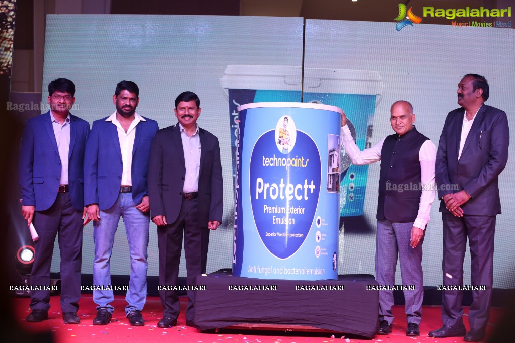 Launch of Techno Protect+ Exterior Emulsion from Techno Paints at Cyber City Convention, Hyderabad