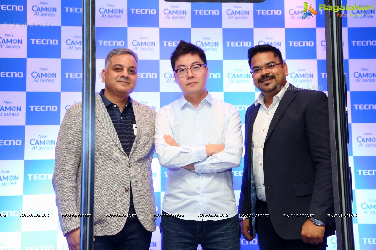 Tecno Camon AI Series Mobiles Launch at Taj Krishna