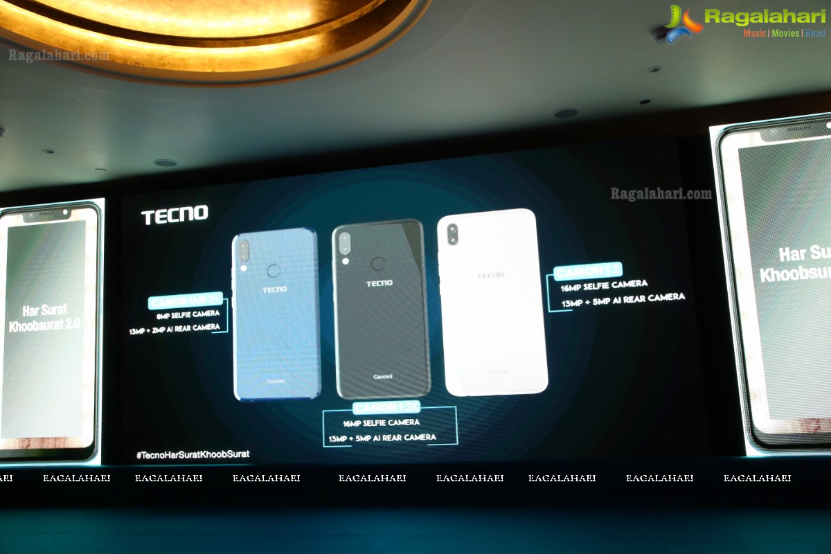 Tecno Camon AI Series Mobiles Launch at Taj Krishna