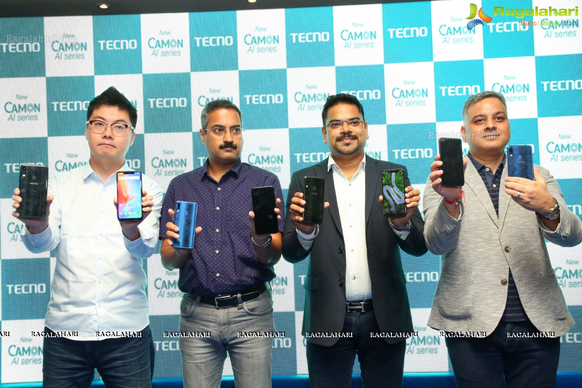 Tecno Camon AI Series Mobiles Launch at Taj Krishna