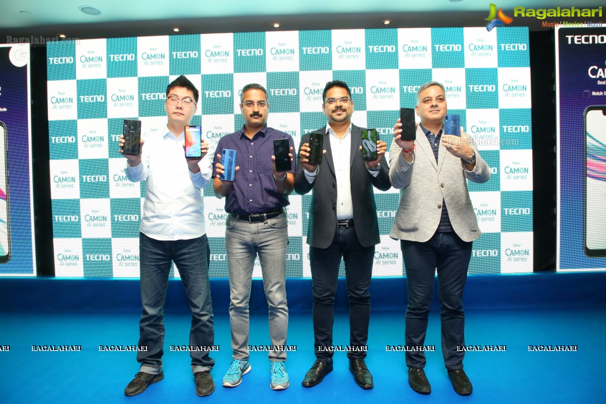 Tecno Camon AI Series Mobiles Launch at Taj Krishna