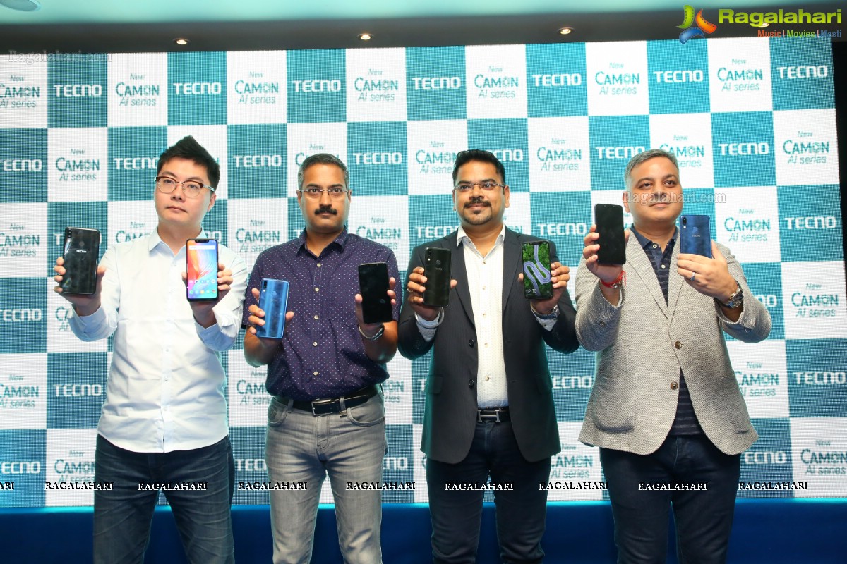 Tecno Camon AI Series Mobiles Launch at Taj Krishna