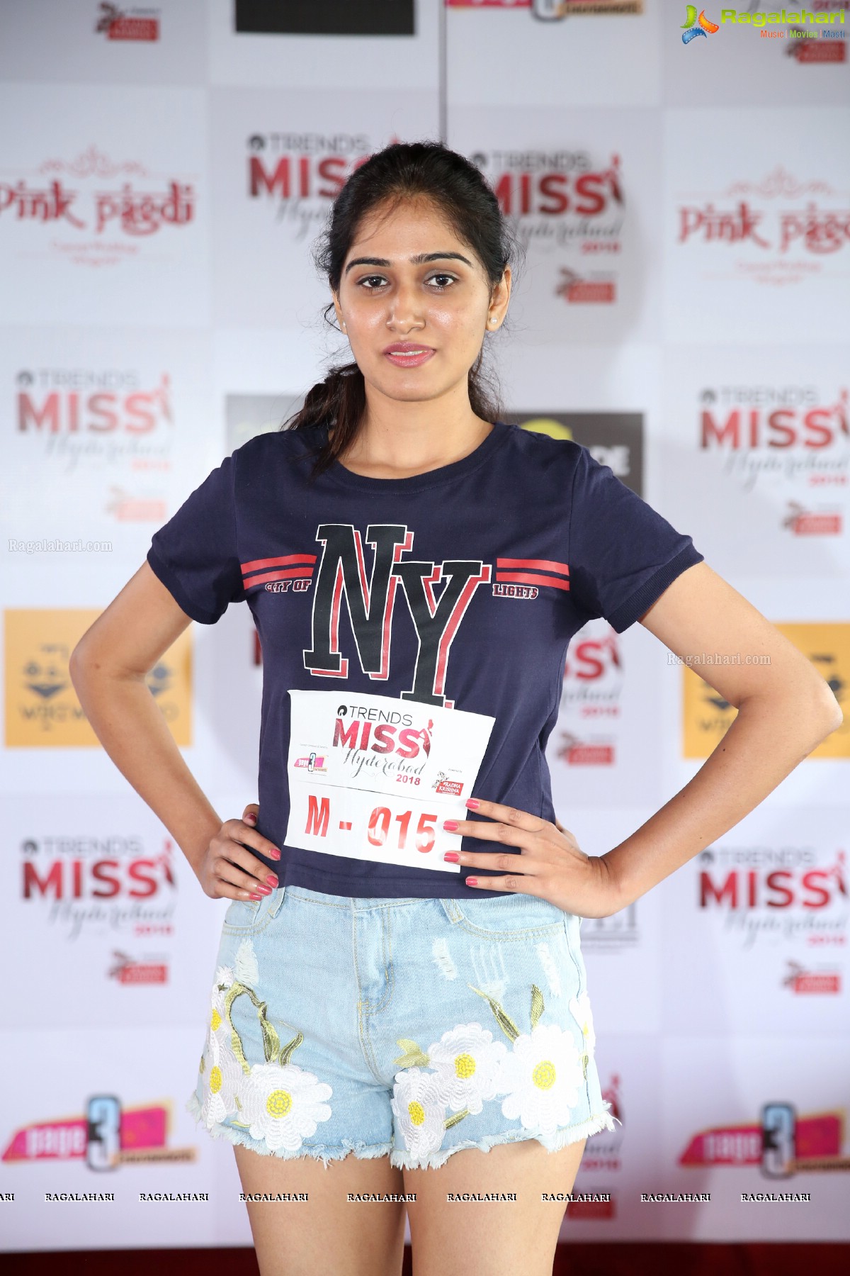 Trends Miss Hyderabad 2018 Auditions (Day 2) at Air Live, Jubilee Hills, Hyderabad	