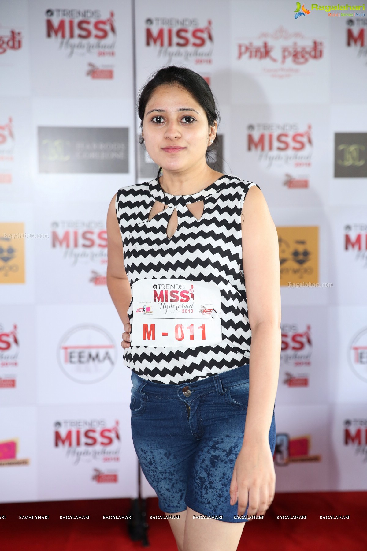 Trends Miss Hyderabad 2018 Auditions (Day 2) at Air Live, Jubilee Hills, Hyderabad	