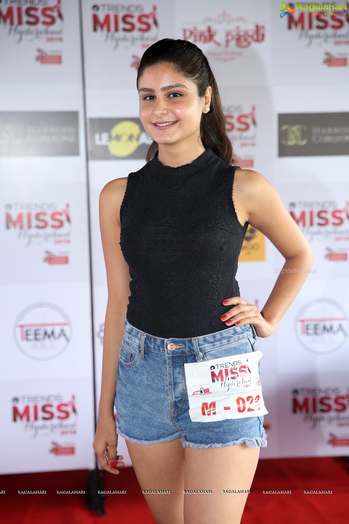 Trends Miss Hyderabad 2018 Auditions (Day 2) at Air Live, Jubilee Hills, Hyderabad	