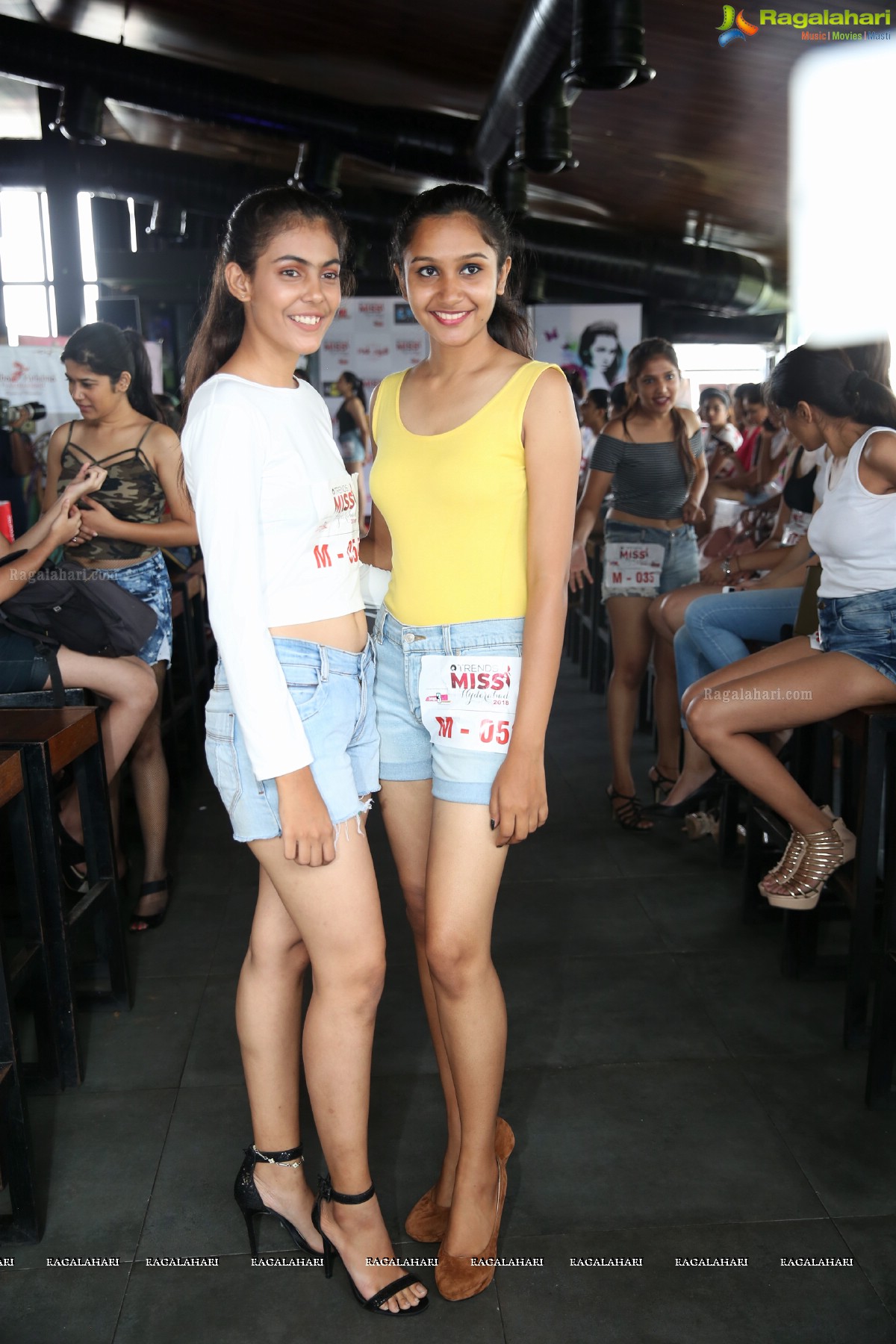 Trends Miss Hyderabad 2018 Auditions (Day 2) at Air Live, Jubilee Hills, Hyderabad	