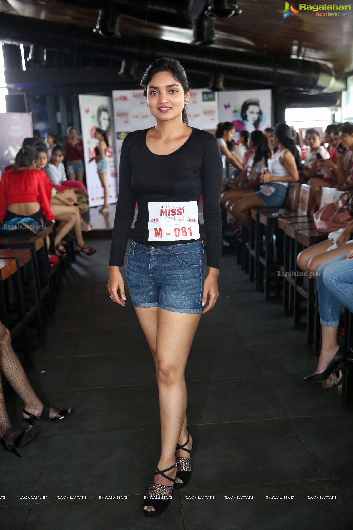 Trends Miss Hyderabad 2018 Auditions (Day 2) at Air Live, Jubilee Hills, Hyderabad	