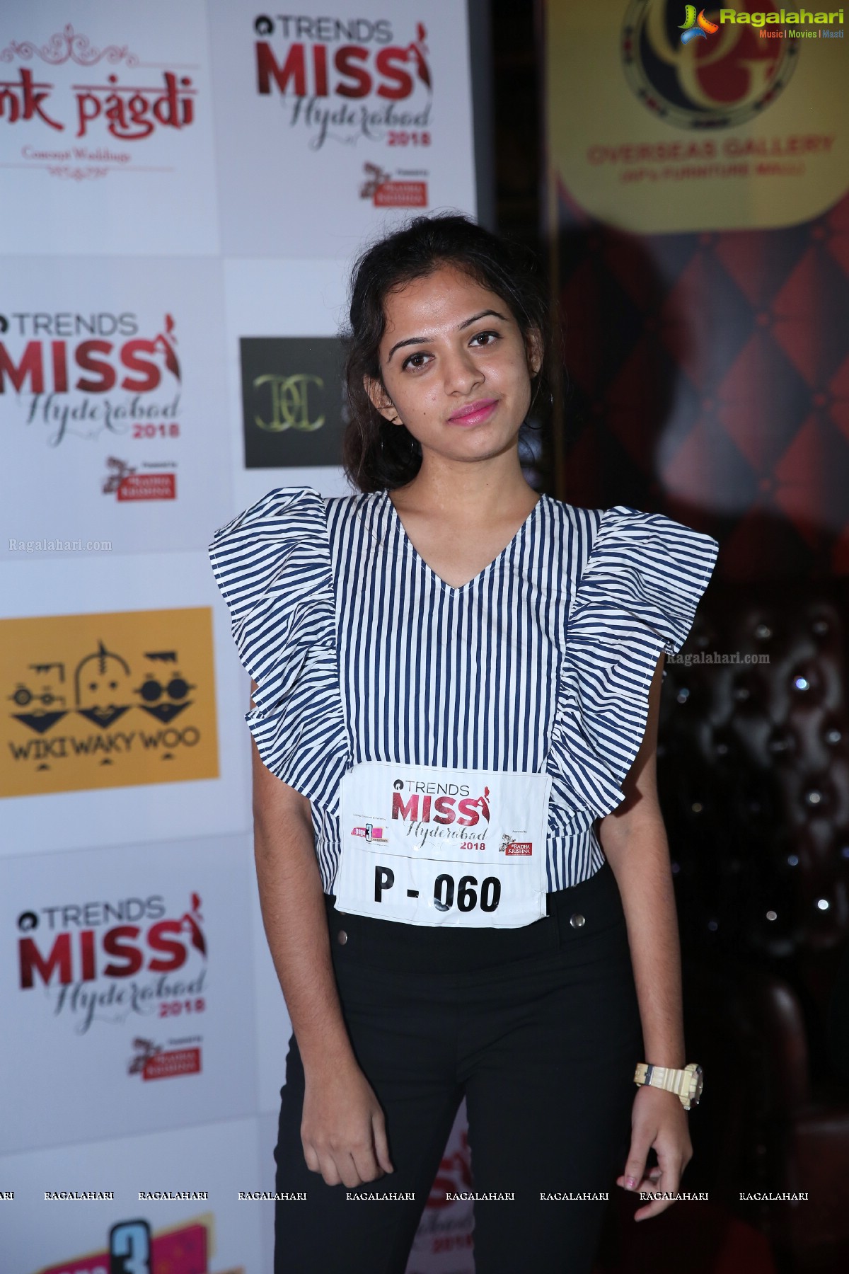 Trends Miss Hyderabad 2018 Auditions at Air Live, Jubilee Hills, Hyderabad