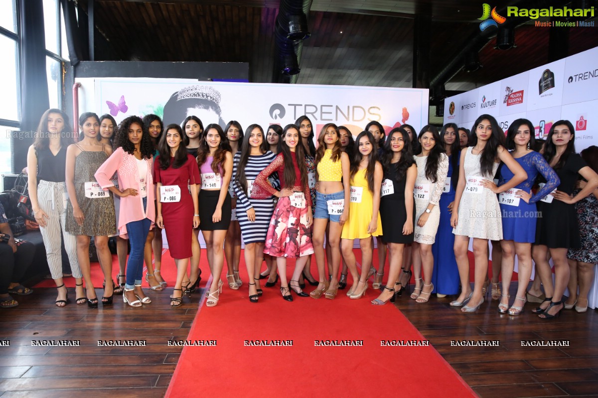 Trends Miss Hyderabad 2018 Auditions at Air Live, Jubilee Hills, Hyderabad