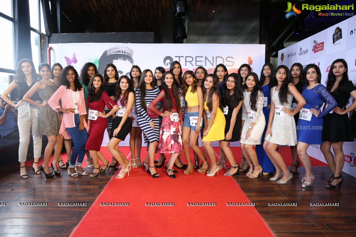 Trends Miss Hyderabad 2018 Auditions at Air Live, Jubilee Hills, Hyderabad