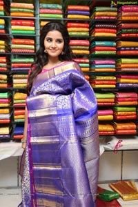 Anupama Parameshwaran at Kukatpally Kancheepuram VRK Silks