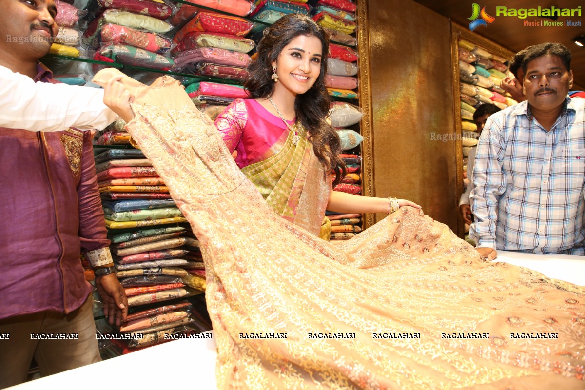 Anupama Parameshwaran Launches Designer & Fancy Sections at Suchitra Circle Kancheepuram VRK Silks