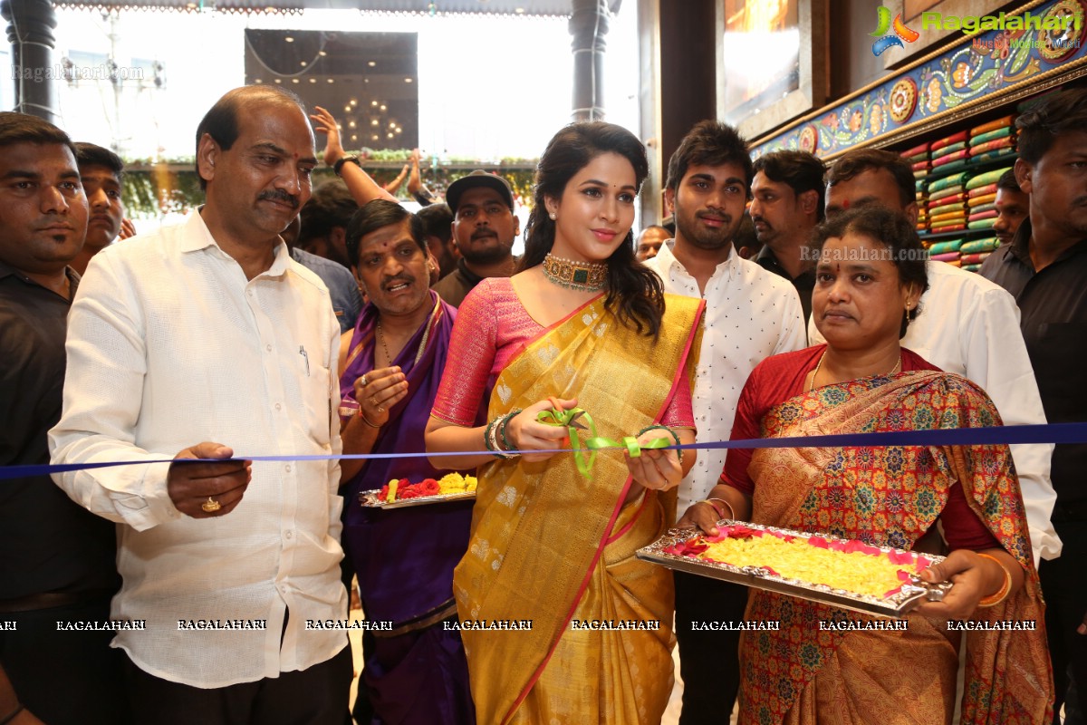 Kanchipuram Kamakshi Silks Grand Launch by Lavanya Tripathi at Woman's World, Chandanagar