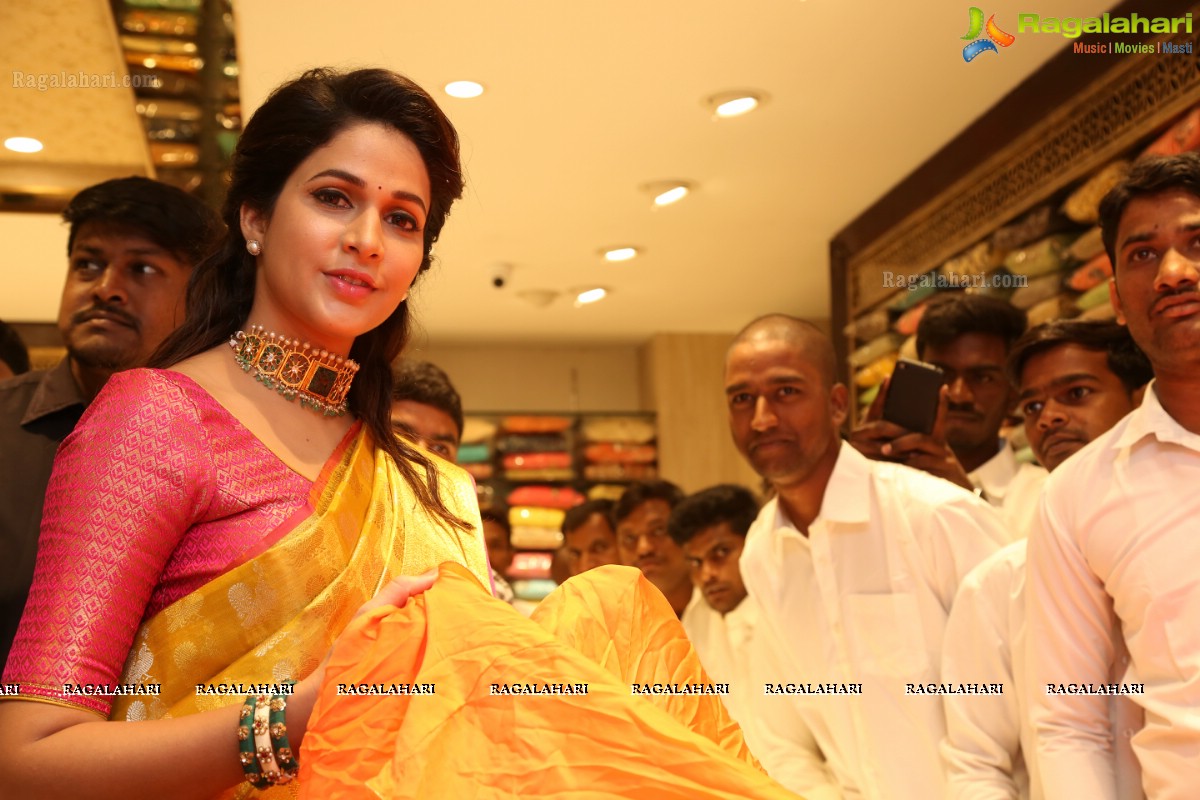 Kanchipuram Kamakshi Silks Grand Launch by Lavanya Tripathi at Woman's World, Chandanagar