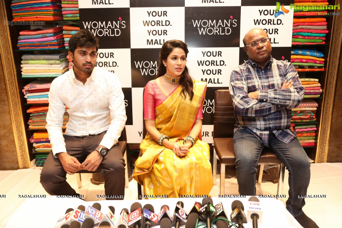 Kanchipuram Kamakshi Silks Grand Launch by Lavanya Tripathi at Woman's World, Chandanagar