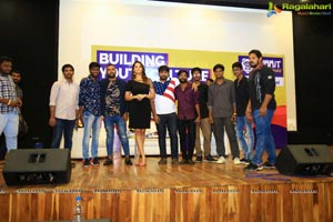 Meeku Mathrame Cheptha Movie Team at CMR College