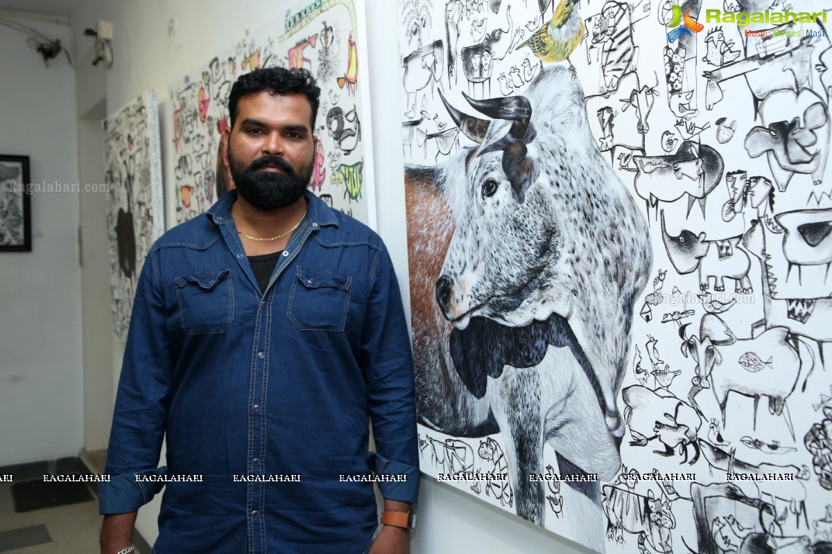 Aalankritha Art Gallery Paintings Exhibition Titled 'Complementary Conflicts'