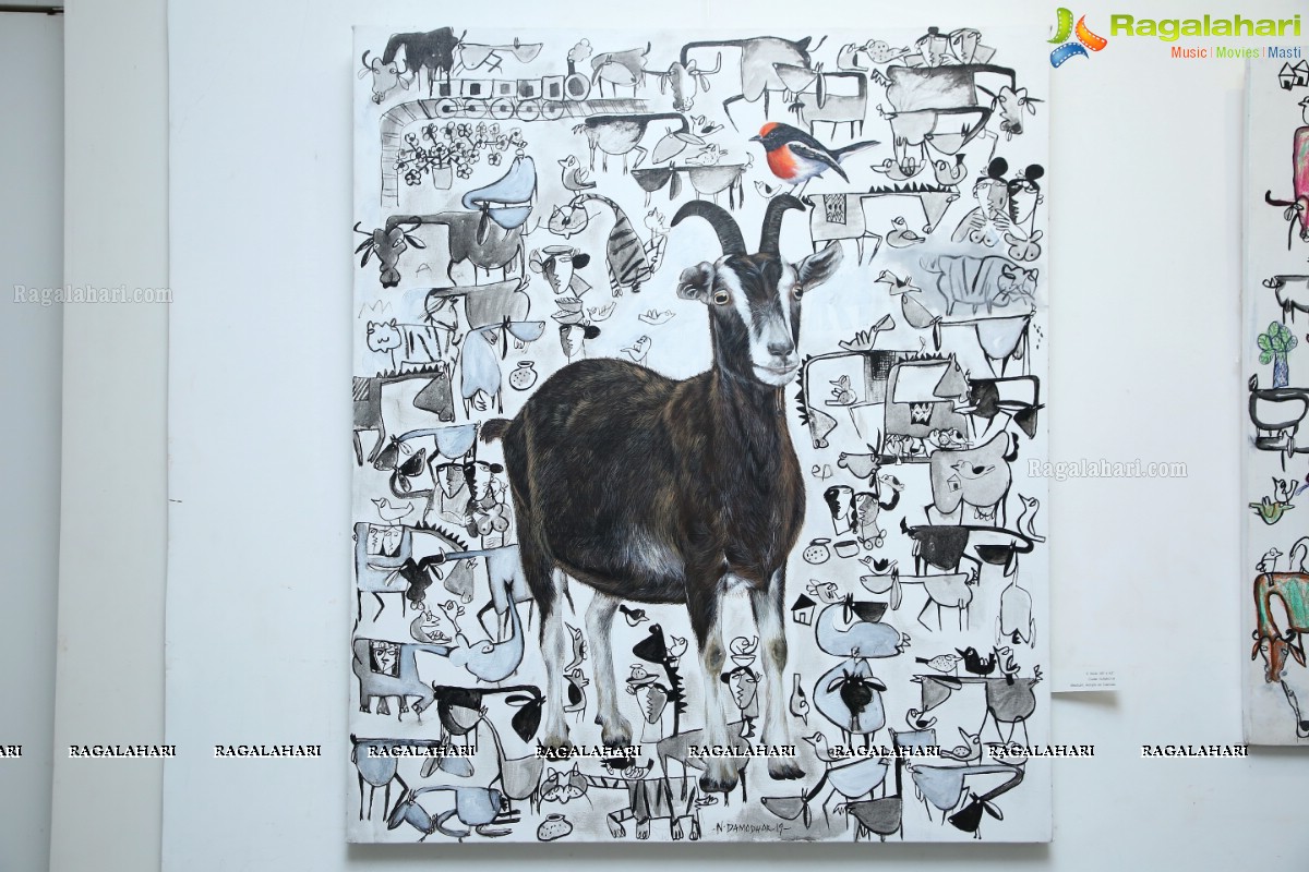 Aalankritha Art Gallery Paintings Exhibition Titled 'Complementary Conflicts'