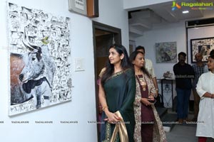 Aalankritha Paintings Exhibition 'Complementary Conflicts'