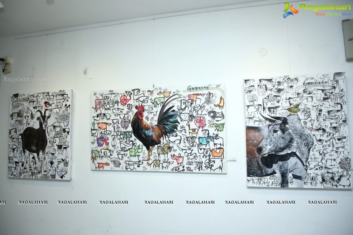 Aalankritha Art Gallery Paintings Exhibition Titled 'Complementary Conflicts'