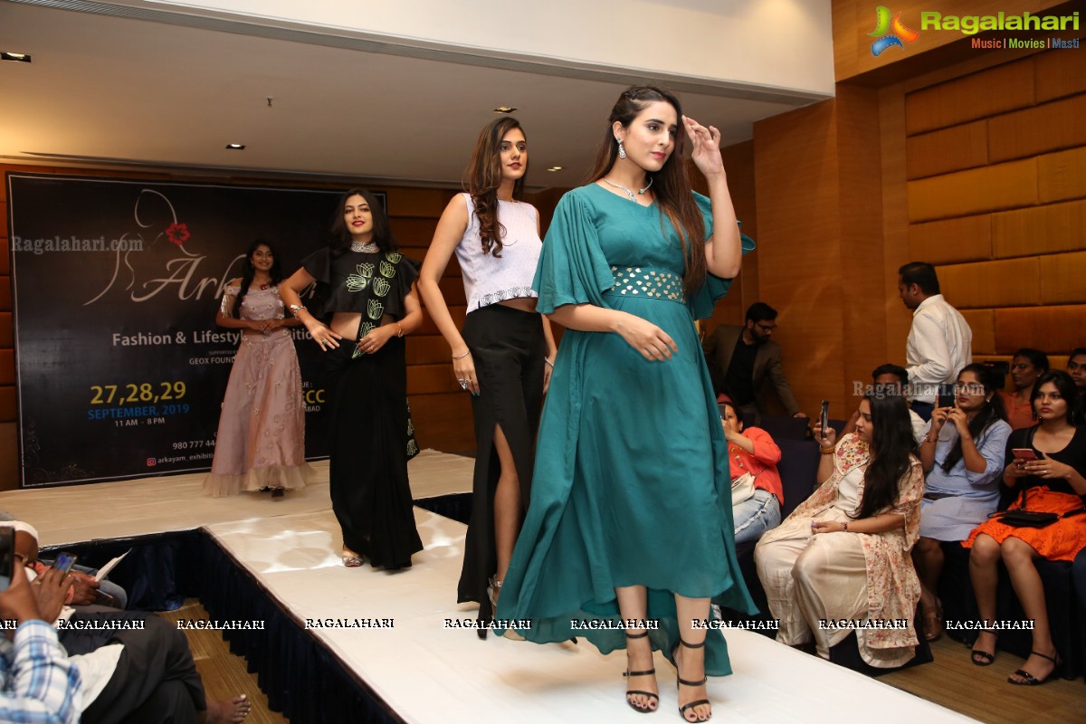 Arkayam Exhibition Curtain Raiser & Fashion Show at Marigold