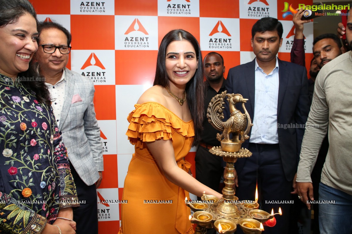 Azent Overseas Education Hyderabad Center Launch by Samantha Akkineni