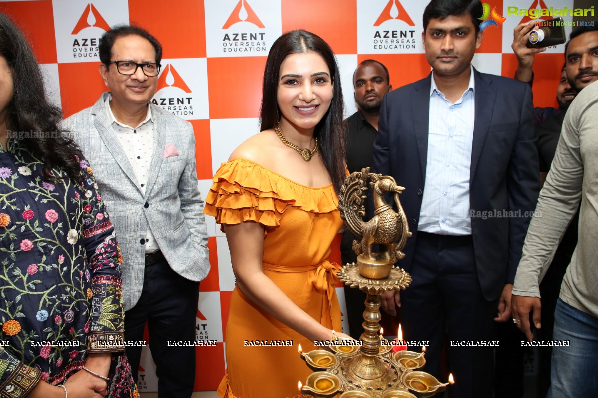 Azent Overseas Education Hyderabad Center Launch by Samantha Akkineni