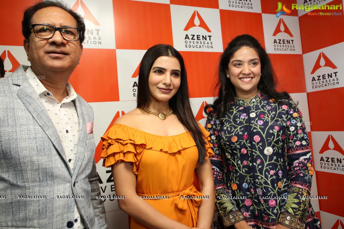 Azent Overseas Education Hyderabad Center Launch by Samantha Akkineni