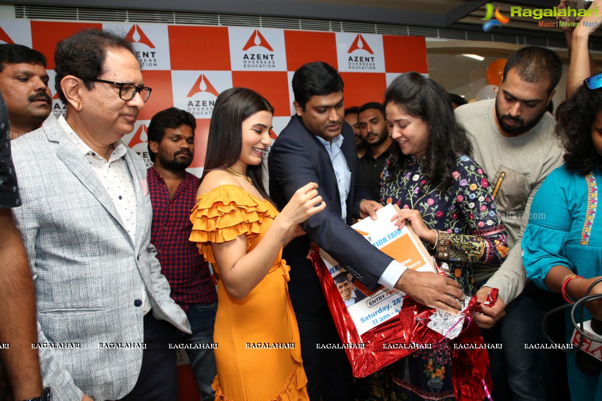 Azent Overseas Education Hyderabad Center Launch by Samantha Akkineni