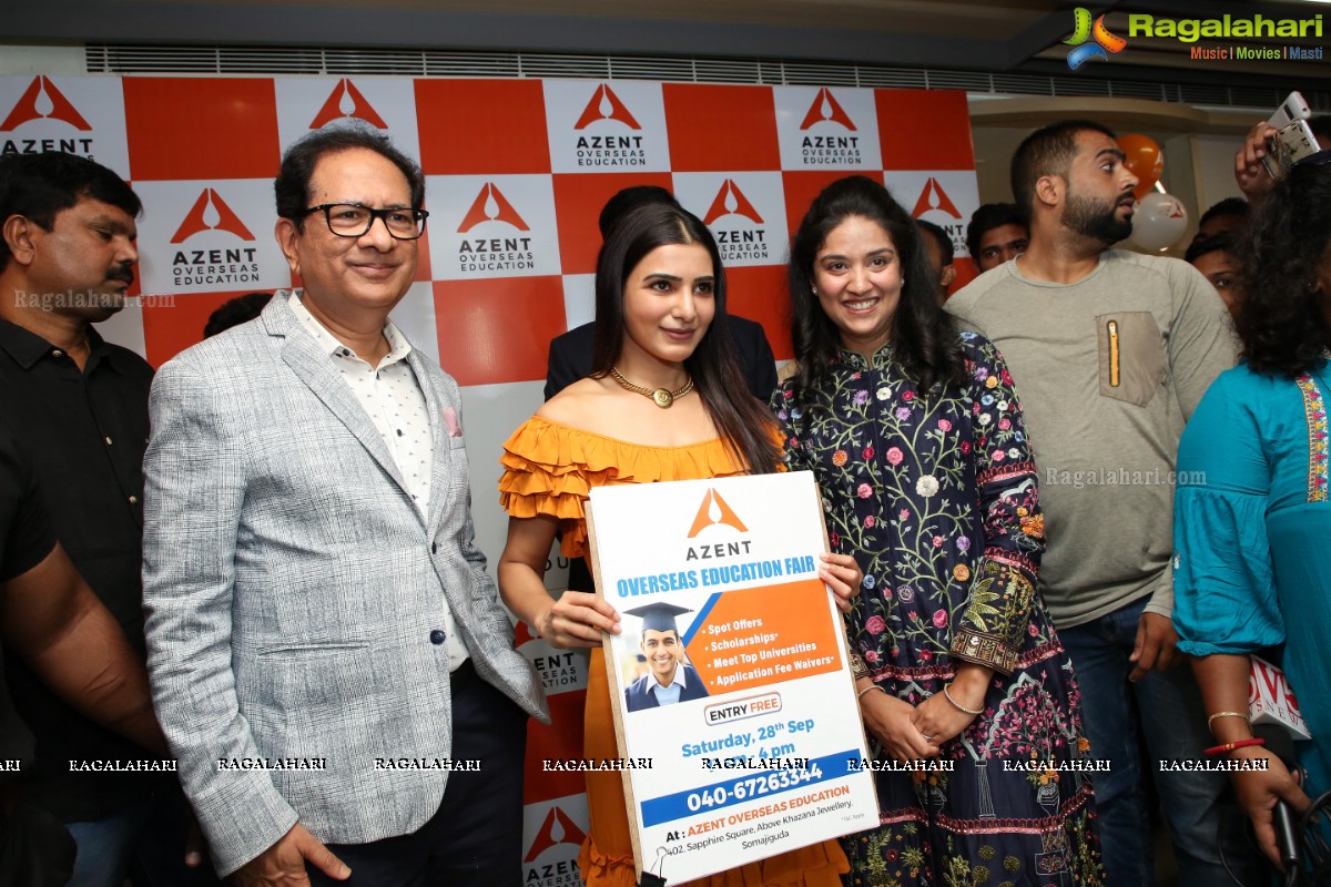 Azent Overseas Education Hyderabad Center Launch by Samantha Akkineni