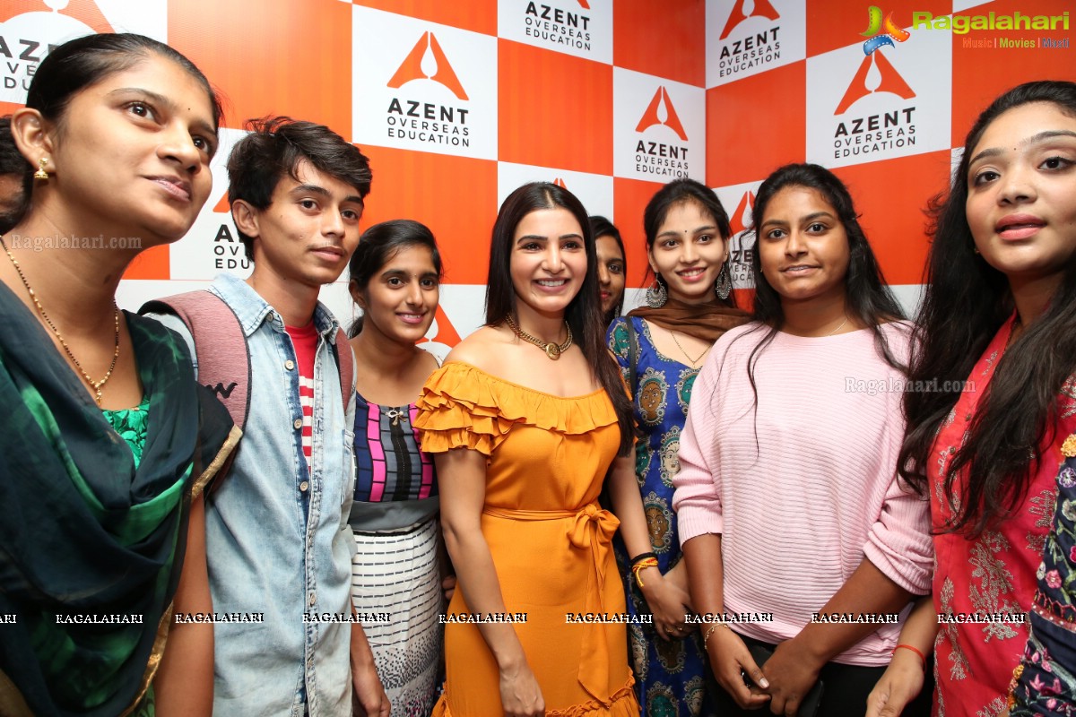 Azent Overseas Education Hyderabad Center Launch by Samantha Akkineni