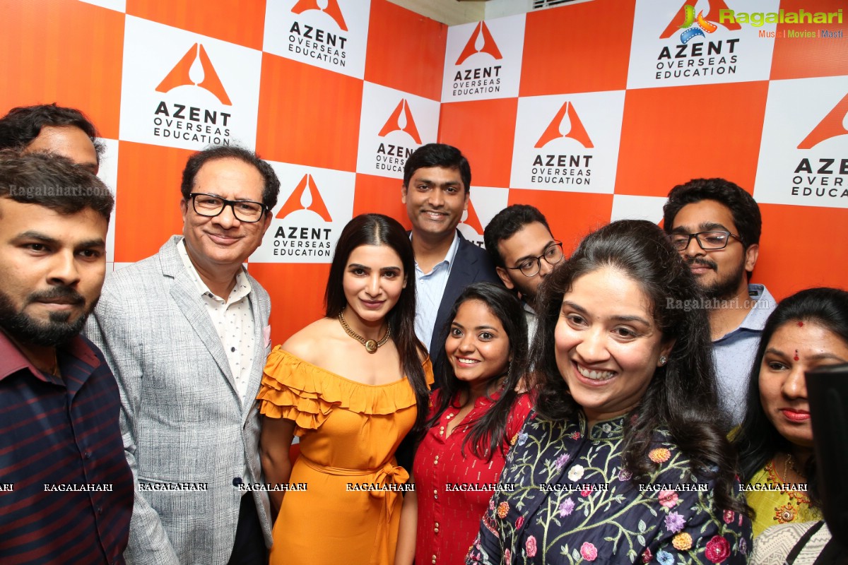 Azent Overseas Education Hyderabad Center Launch by Samantha Akkineni