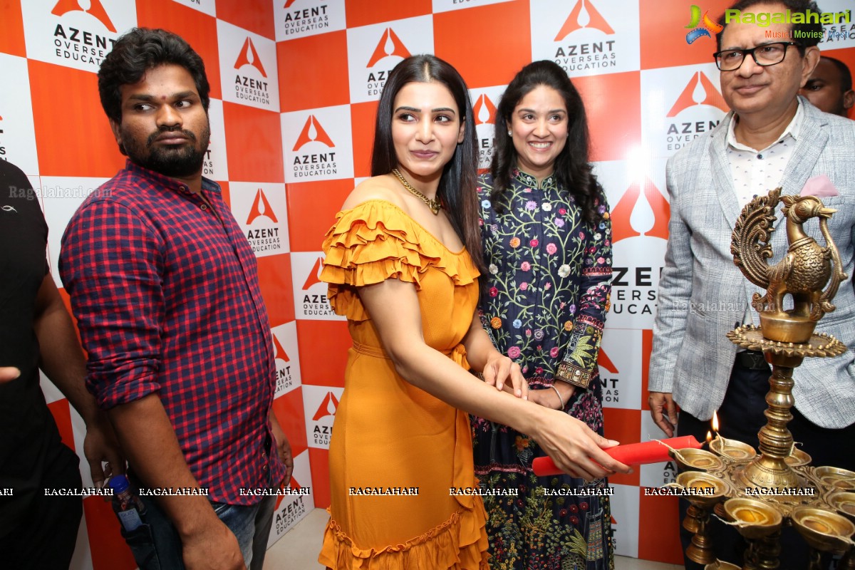 Azent Overseas Education Hyderabad Center Launch by Samantha Akkineni